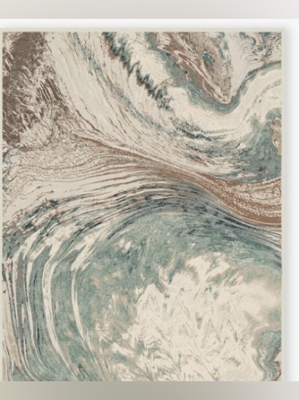 Ruggable 2x3 Malaspina Natural Sage Flatwoven Rug